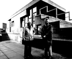 Ben-Spängberg-met-collega-en-vriend-P.H.-van-Rhijn-500